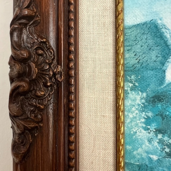 Authentic Limited Edition Signed Art Lithograph Tea Time by Marty Bell and Frame - Picture 7 of 12